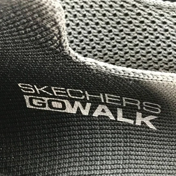 Skechers Go Walk Max Walking Shoes Mens 10 Extra Wide Gray Knit Slip On Low Top - Picture 5 of 9